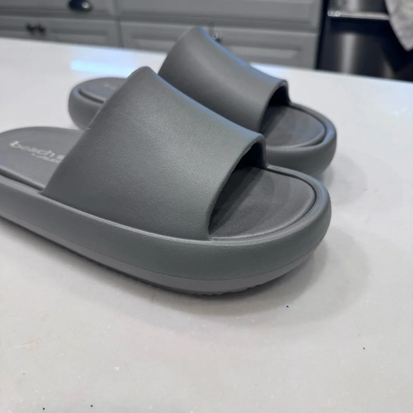 J Slides Women’s Beach Slides Squish Sandal Dark Gray Size 8 BRAND NEW - Picture 4 of 11